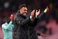Aubameyang was given a rest ahead of the clash